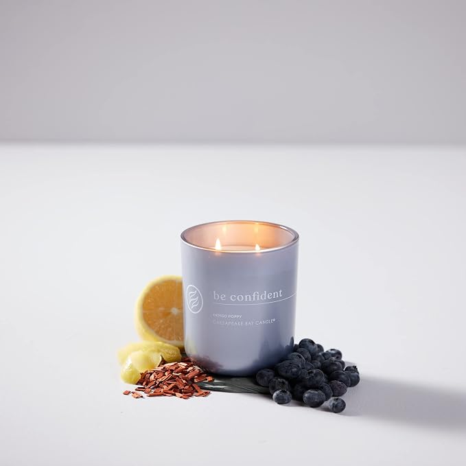 Chesapeake Bay Candle Intentions Collection Candle Be Confident: You are enough (Indigo Poppy) 13 oz Home Décor