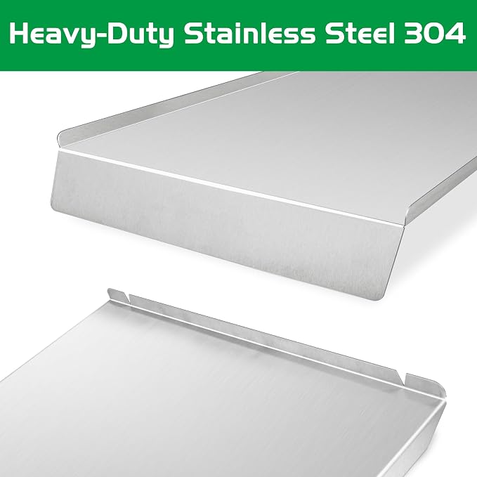 Drip Tray for Traeger Pro 780 Grease Pan Pellet Grill Replacement Parts KIT0443 BCA1283 Heat Baffle Deflector Diffuser Stainless Steel Smoker Grilling Part BBQ Accessories