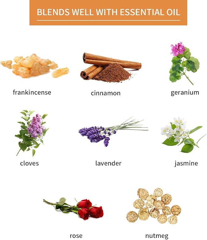 Sedbuwza Orange Essential Oil, Pure Organic Orange Fragrance Oil for Diffuser, Humidifier, Soap, Candle, Perfume
