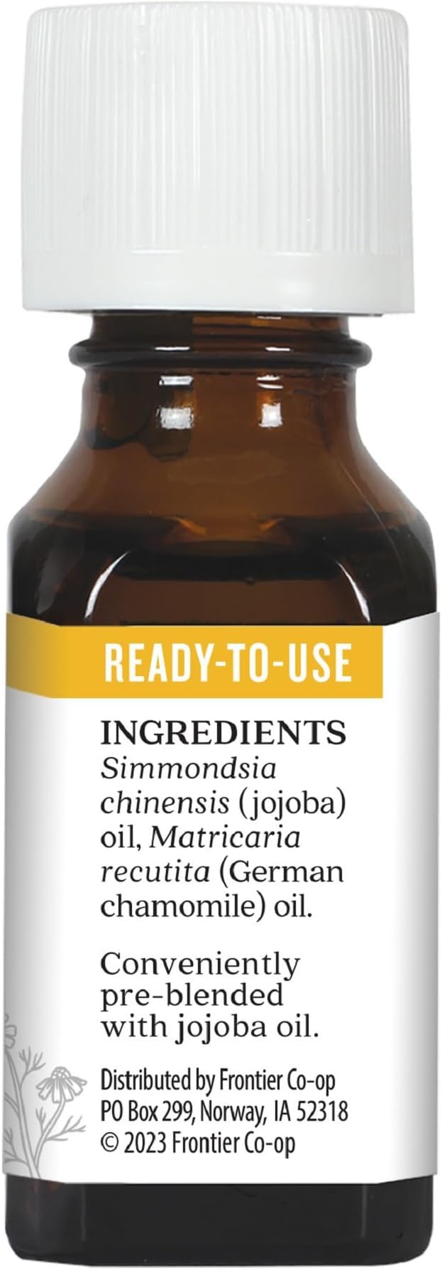 Aura Cacia German Chamomile Essential Oil (in jojoba Oil) | 0.5 fl. oz. | Matricaria recutita