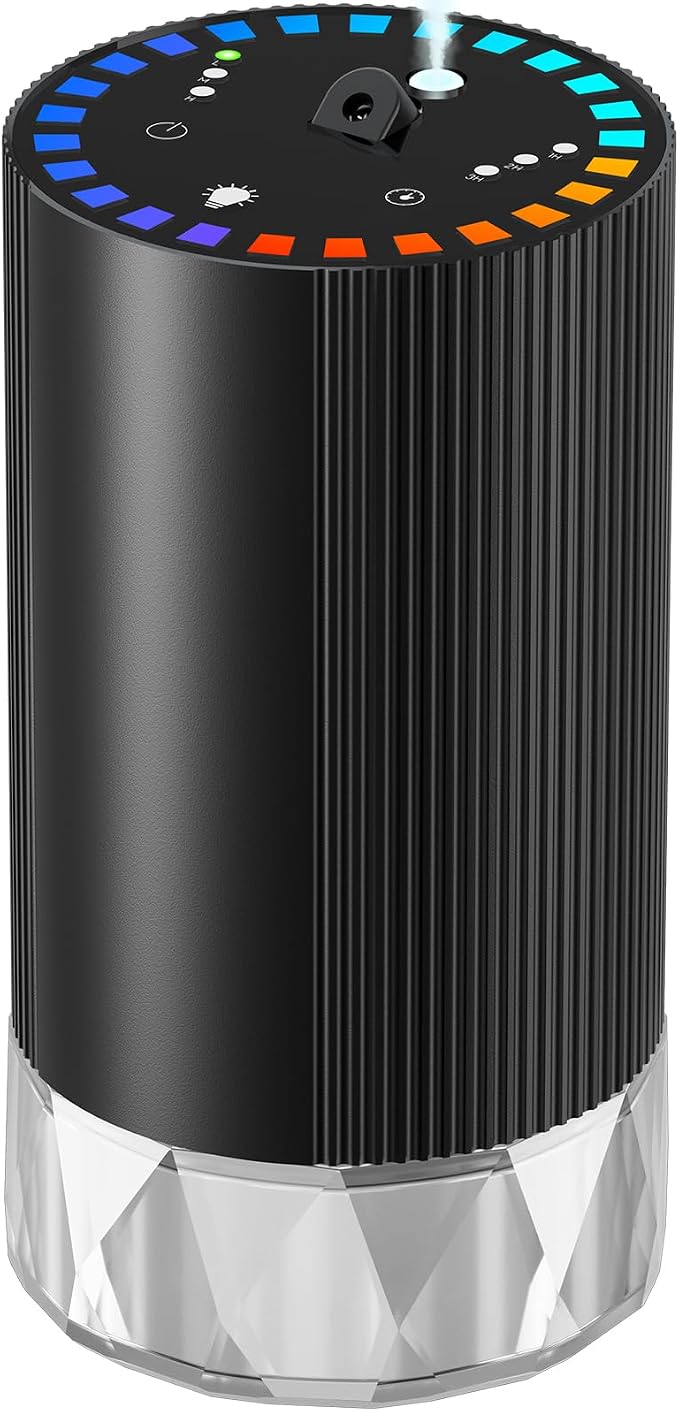 Car Diffuser, Waterless Essential Oil Diffuser, Rechargeable for Home Office, 30-50hrs Long Lasting ﻿