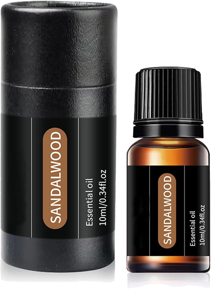 Essential Oils Set,Top 5 Blends for Diffusers, Candle Making Scents, Home Products, Fragrance, Aromatherapy, Humidifiers, Gifts（Sandalwood）