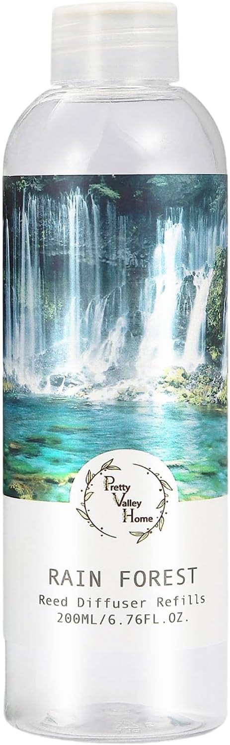 Reed Diffuser Refill, Rain Forest 6.7 oz. Scented Oil for Reed Diffuser Home Fragrance for Bathroom, Bedroom, Office Decor