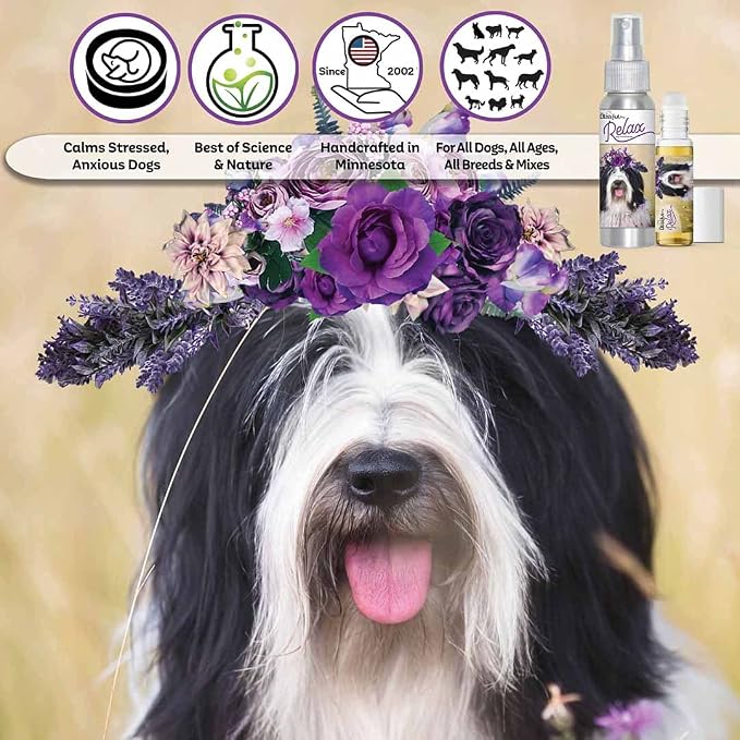 The Blissful Dog Tibetan Terrier Relax Dog Aromatherapy, 2.67-Ounce Spray