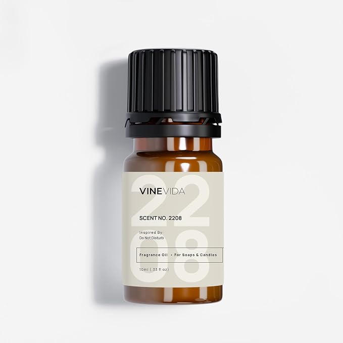 VINEVIDA [0.33oz] Scent No.2208 Fragrance Oil - Made in USA - Natural Candle Fragrance Oil - Scents for Soap Making