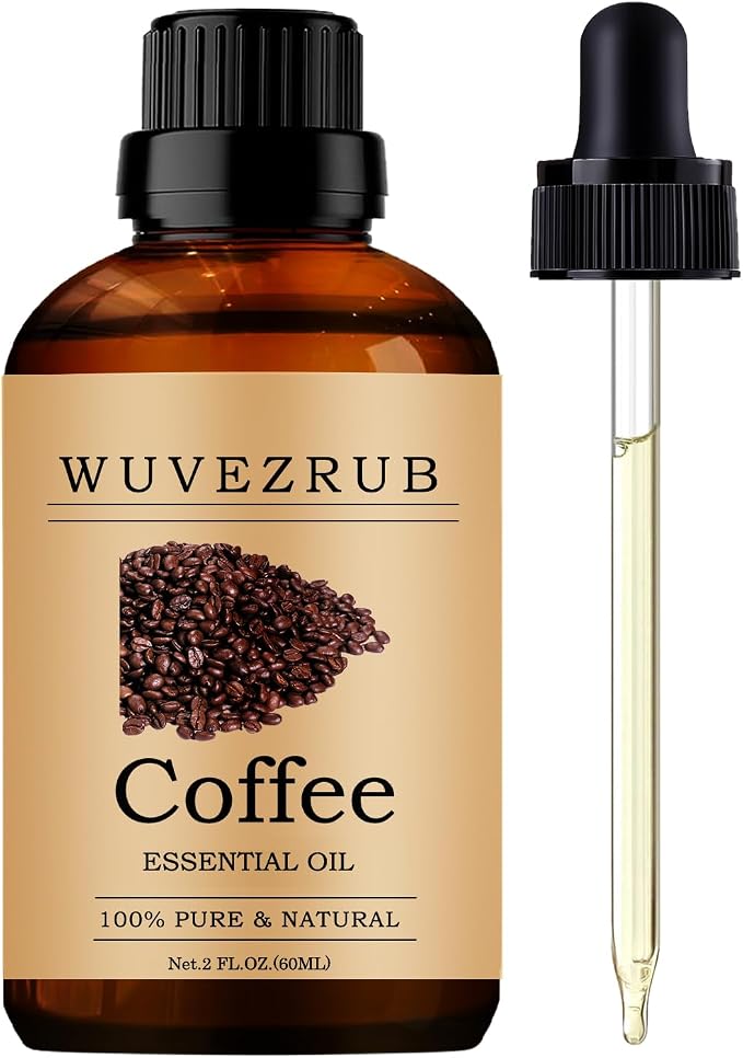 Coffee Essential Oil, 60ML Pure and Natural for Aromatherapy Diffuser - 2 Fl Oz