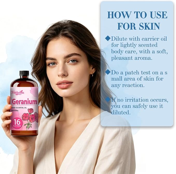 Fidelissima Natural Essential Oil Set,5 Scents Gift Kit –Coconut,Gardenia,Sandalwood,Geranium,Vanillaa,Fragrance Oil for Diffuser,Candle Soap Making,Personal Care with Glass Dropper