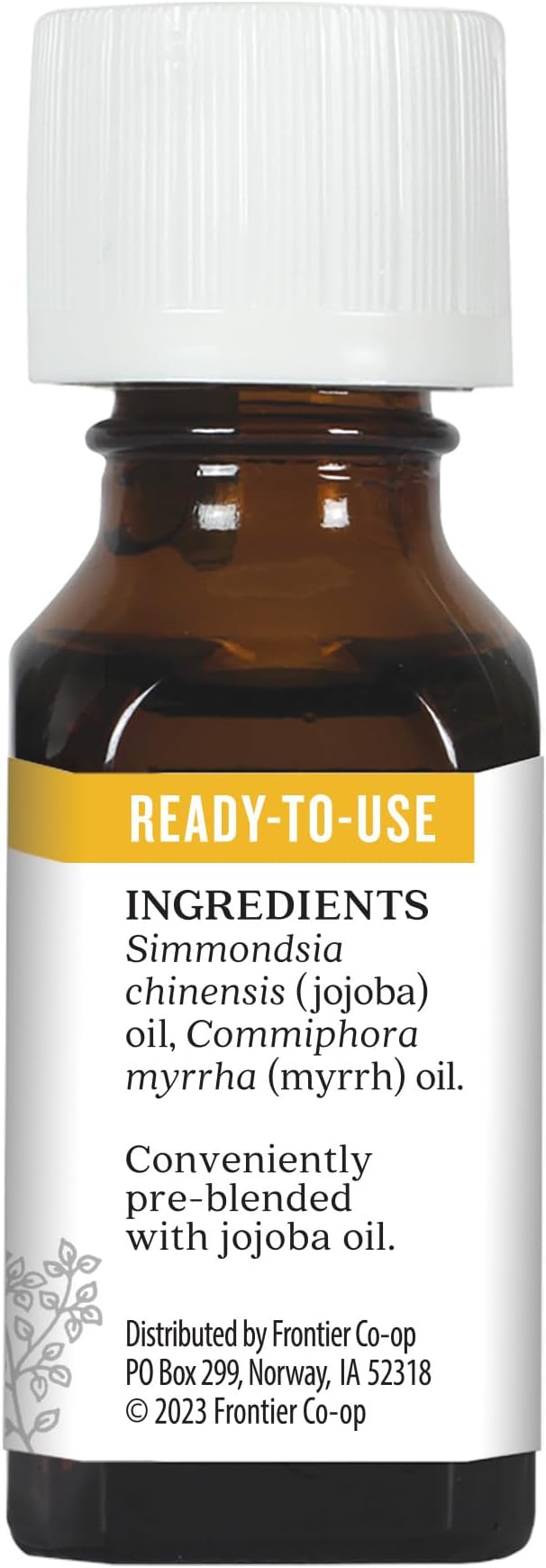 Aura Cacia Myrrh Essential Oil (in jojoba Oil) | 0.5 fl. oz. | Commiphora myrrha