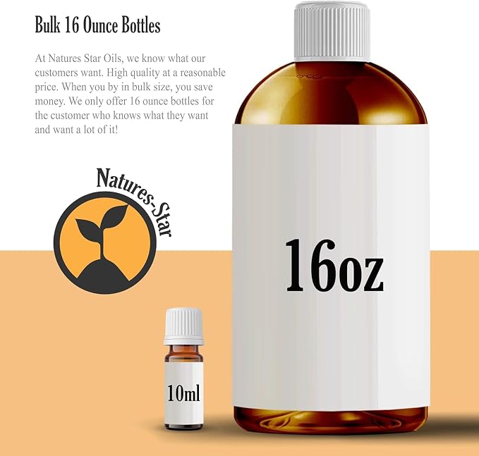 Natures-Star 16oz - Bulk Size Tea Tree Essential Oil (16 Ounce Total) - Therapeutic Grade Essential Oil - 16 Fl Oz Bottle