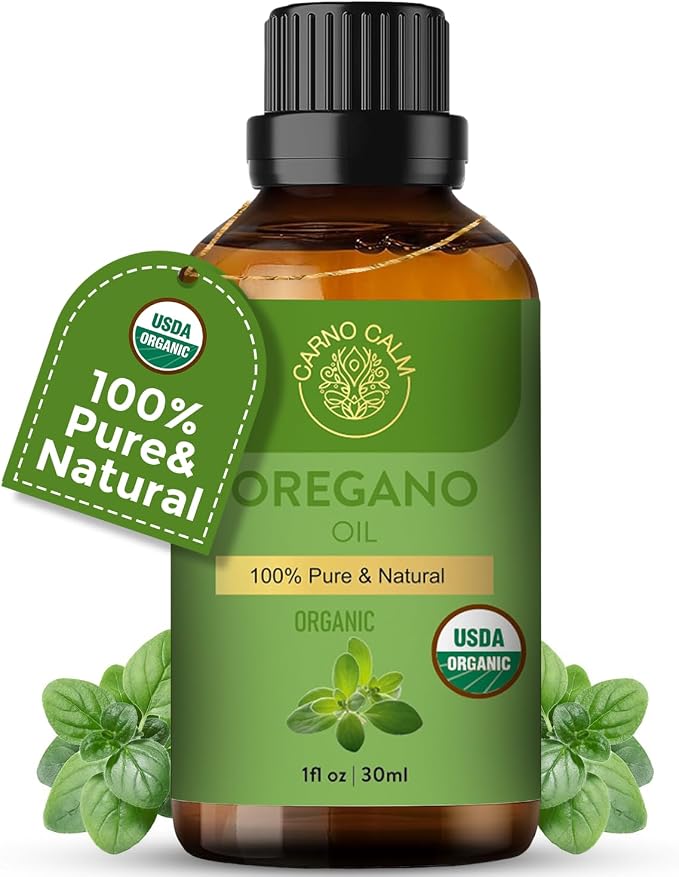 Oregano Oil 30ml | 100% Pure Organic Oregano Oil for Skin, Hair, Body, and Wellness | Natural Oil of Oregano for Immune Support, Diffuser, Massage, & DIY Beauty Uses | 1 fl oz