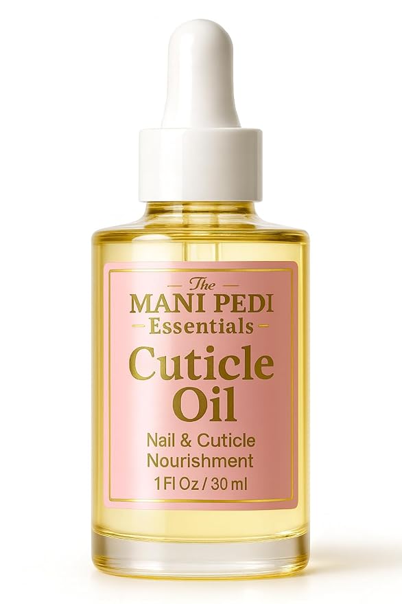 Nourishing Cuticle Oil enriched with Jojoba Oil, Vitamin E & Sweet Almond Oil. Manicurist's Choice for Healthy, Nourished Nails & Cuticles – 1 Fl Oz