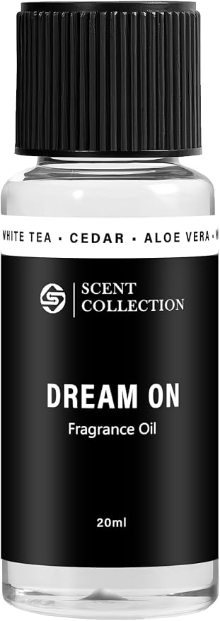 Luxury Hotel Scent Dream On Diffuser Oil Waterless Essential Aromatherapy for Cold Air & Car Diffusers – Long Lasting Refill for Large Room & Home - Non Toxic, Signature White Tea (20ml/0.68Fl oz)