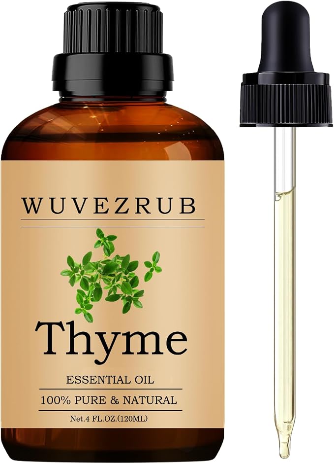 Thyme Essential Oils, 120ML Pure and Natural Essential Oil for Aromatherapy Diffuser - Thyme /4 Fl Oz