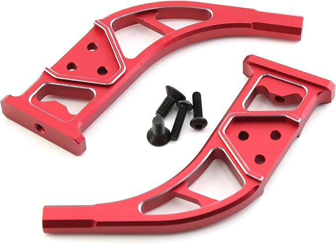 Rear Wing Mount Alum Alloy Diffuser Support for 1/7 Felony Infraction 6S BLX Limitless Roller ARA320519 Upgrade Parts (Red)