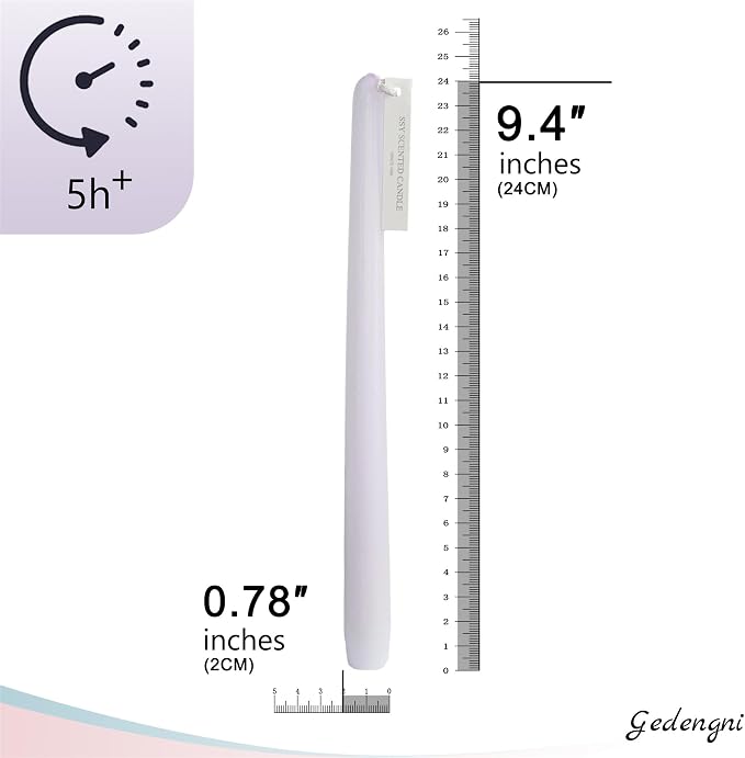 Dripless Candle Sticks Taper Candlesticks,Gedengni 10 Inches Pink Tapered Candles Green Candle Stick Colorful Taper Candles Candy Dinner Candle Wax for Home Party Women Gift,4pcs (8D4P-LIGMIX)