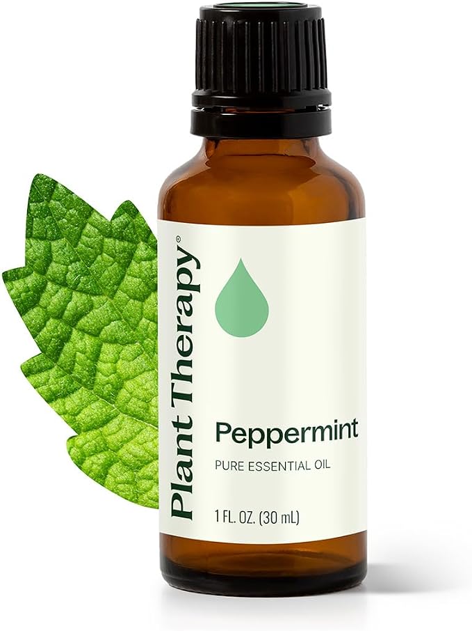 Plant Therapy Peppermint Essential Oil 30 mL (1 oz) 100% Pure, Undiluted, Natural Aromatherapy for Diffuser & Topical Use, Relaxation, Digestion, Respiratory, & Massage, Peppermint Oil for Skin & Hair