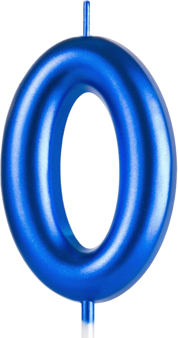 BEAN-CANDLE-YUAN-NAVYBLUE-7CM (Number 0)