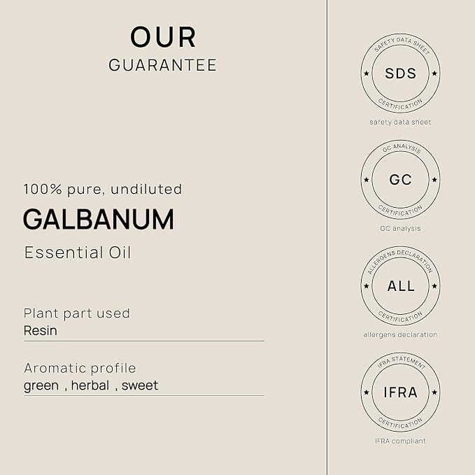 VINEVIDA [32oz] Galbanum Essential Oil - Bulk Essential Oil for Soap Making and Candle Making
