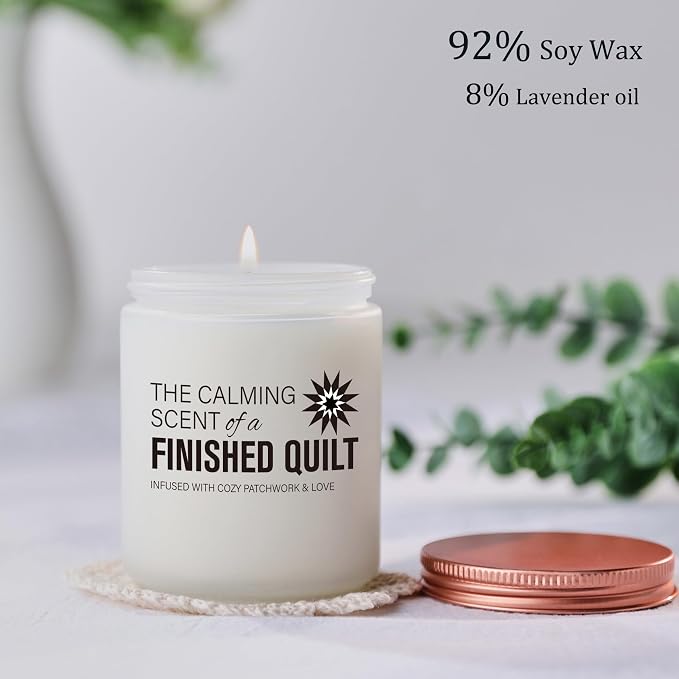 Seamstress Gifts for Women Mothers Day Christmas Birthday Gifts Tailor Lavender Candle