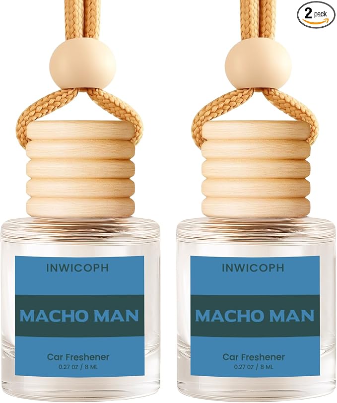 Car Air Freshener Diffuser Hanging, Macho Man Fragrance Oil