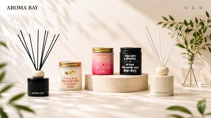 5.1 fl oz Luxury Palo Santo Reed Diffuser Set, Long-Lasting Home Fragrance, Room Fresheners for Bedroom Bathroom Home Décor(150ml)