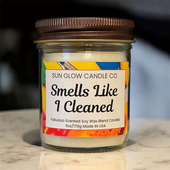 Smells Like I Cleaned – Fabuloso Inspired Candle (6oz)