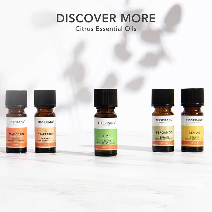 Tisserand Organic Pure Essential Oil - 100 Percent Natural - Essential Oils for Diffusers for Home - Vegan and Cruelty Free - Orange - 0.3 oz