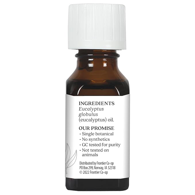 Aura Cacia 100% Pure Essential Oils - Eucalyptus - 0.5 oz