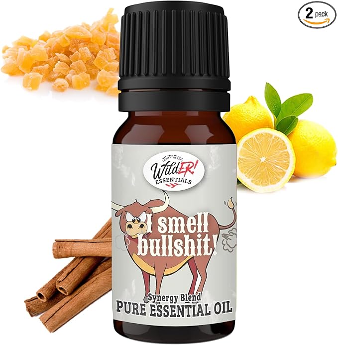 Wild Essentials Smell Bull Essential Oil Blend, Mental Clarity Focus Aromatherapy Oil for Diffusers, 100% Pure, Crafted in USA