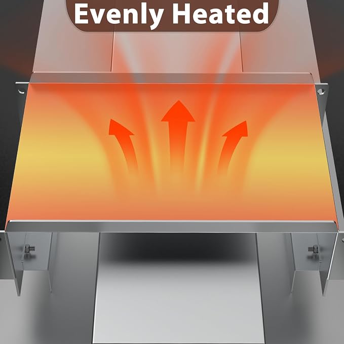 Upgraded Heavy Duty Steel Heat Diffuser for Traeger Ironwood 885/780/650/575,Heat Diffuser Replacement Parts for Traeger, Camp Chef, Timberline and Most Other Pellet Grills,Z Grill
