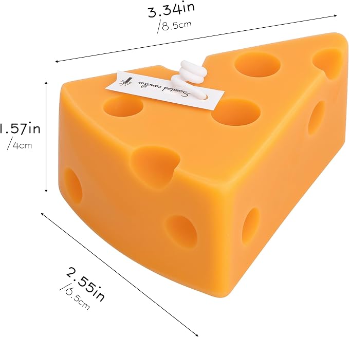 SHIDOW Shaped Scented Candles, Premium Soy Blend Wax Aromatherapy Candle, Relaxing Fragrance Decorative Candle for Home Bedroom Bathroom Office Indoor Ornament (Orange-Yellow)
