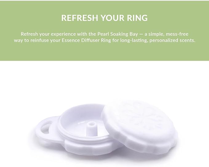 Essence Refresh Kit | Featured Blends Essential Oils | Aromatherapy Nasal Diffuser | Personal Scent Clip for Travel, Work & Everyday Use | Made in USA | Stress Relief | White Pod