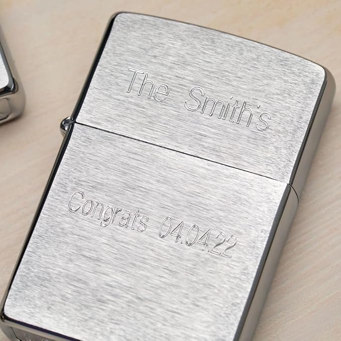 Custom Zippo Armor Chrome Heavy Wall Pocket Lighter