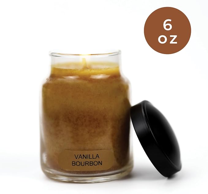 A Cheerful Giver - Scented Candles for Home - Long Lasting Aromatherapy Candle with up to 155 Hours of Burn Time - Gift Ready (6oz, Vanilla Bourbon)