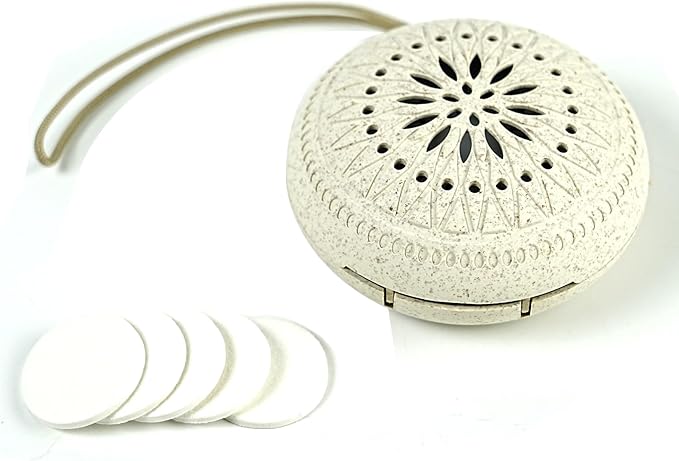 Travel Sized Portable Mini Diffuser for Essential Oils Multifunction Waterless No Sound Mini Aromatherapy Diffuser for Bedroom Office Baby Room Car Aromatherapy