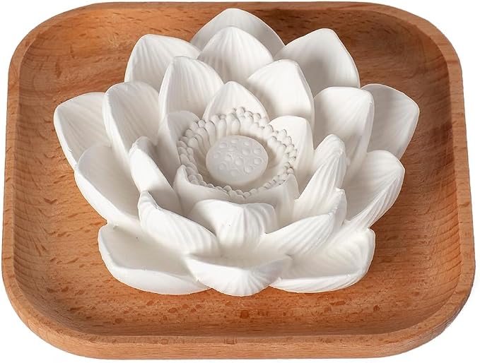 Plant Therapy Passive Lotus Flower Aromatherapy Diffuser - A Chic and Natural Home, Office, and Travel Essential Oil Diffuser