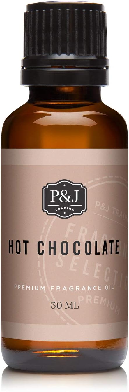 P&J Trading - Hot Chocolate Scented Oil 30ml - Fragrance Oil for Candle Making, Soap Making, Diffuser Oil