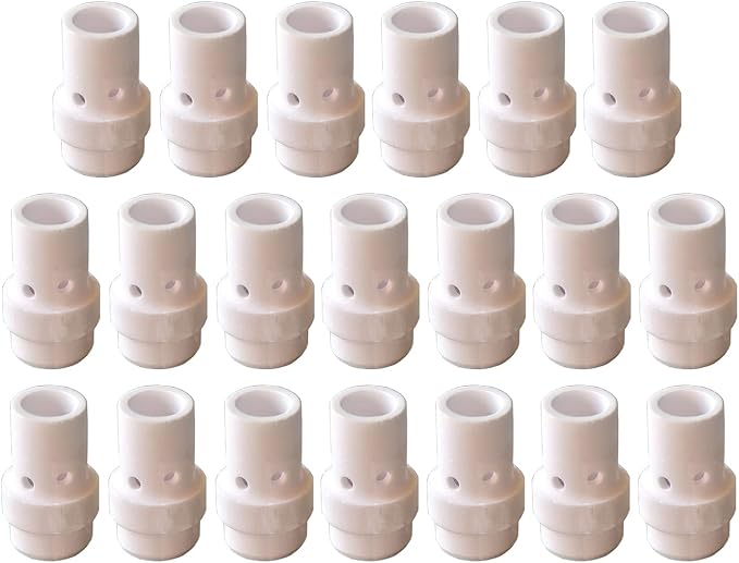 RIVERWELD MIG MAG Gas Diffuser Ceramic 014.0023 for 36KD MB36 Co² Welding Torch Accessories Consumables Pack of 20