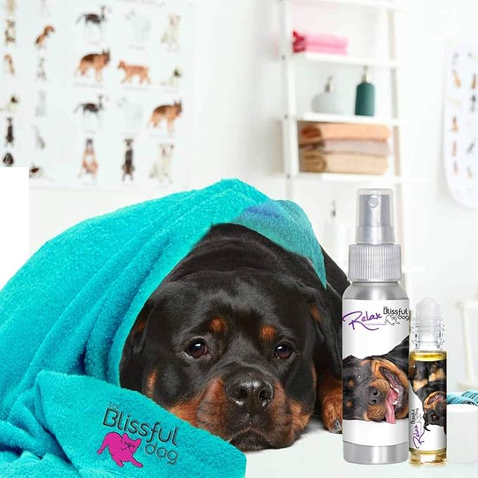 The Blissful Dog Rottweiler Relax Dog Aromatherapy Spray for Your Dog's Anxiety