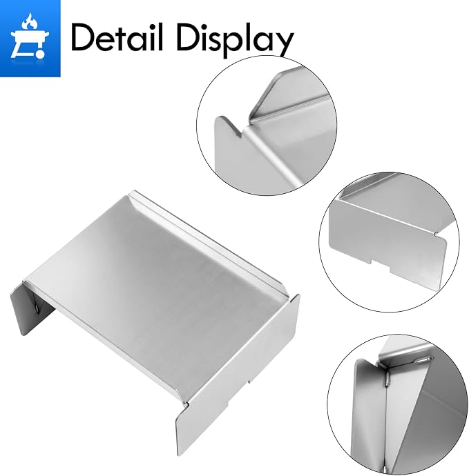 BCA012 Heat Baffle Diffuser Replacement Parts for Traeger Pro 34 22 20 Heat Baffle Renegade Elite 20 Ridgeland 572 TFB57PZB BBQ075 Texas Camp Chef Z Grills Heat Deflector Smoker Accessories