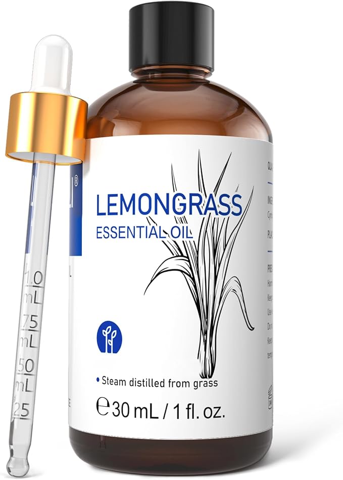 HIQILI Essential Oil - Lemongrass - 1.01 Fl. Oz