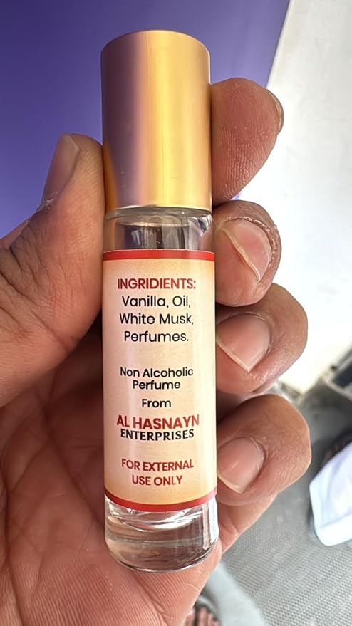 AL HASNAYN Vanilla vibes Fragrance Oil Roll-On Perfume 6ML 0.20 fl oz |Rollerball perfume |Alcohol free| Long Lasting | Gifts for men women|