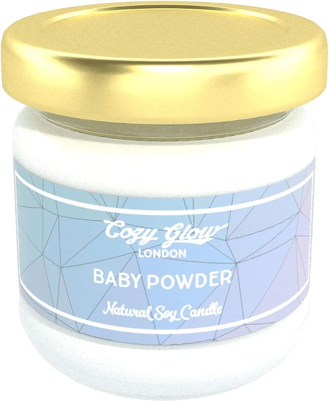 Cozy Glow Soy Candle, Wax, White, mini