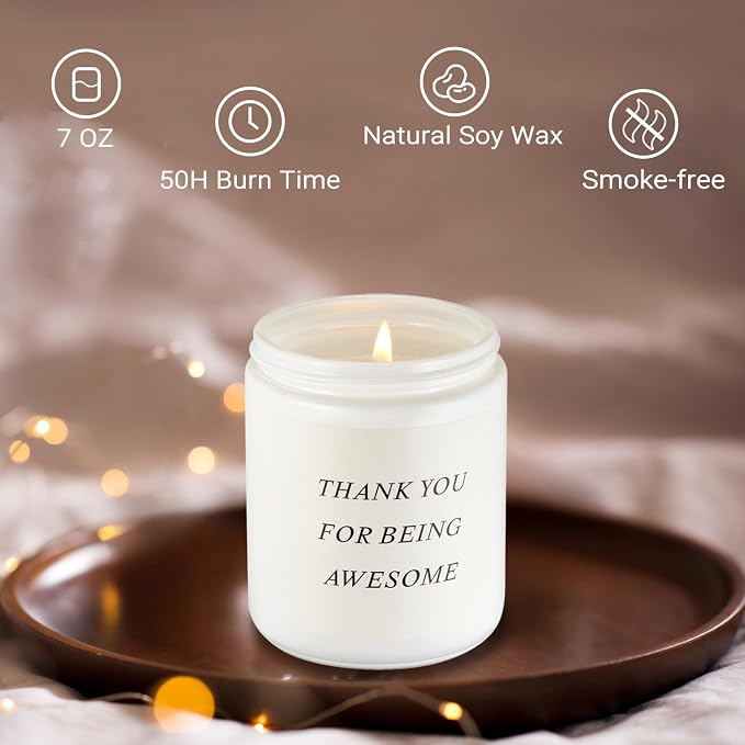 GODONLIF Birthday Gifts for Women, Unique Friendship Gift for Best Friend Birthday, Her, BFF, Sisters, Besties, Mom, Natural Soy Wax Candle for Mom, Funny Lavender Scented Candles (Pack of 2)