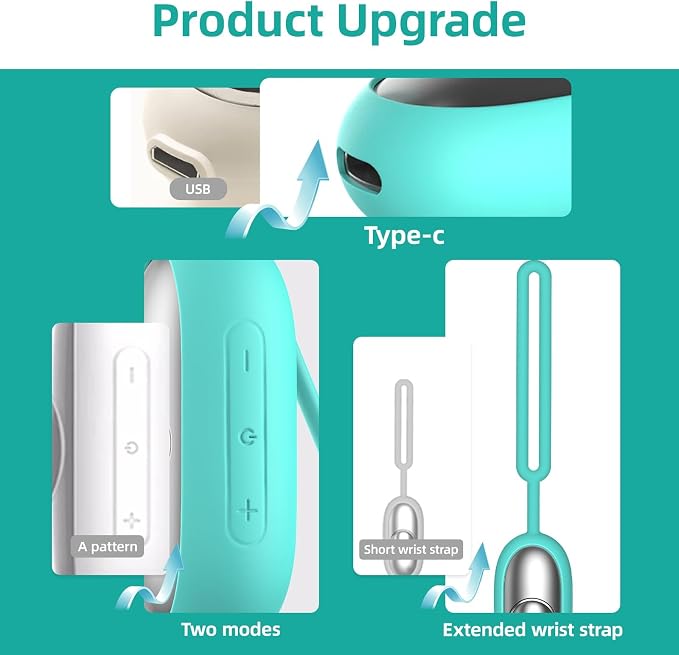 Handheld Relaxation Device – Dual-Mode Gentle Pulse Wellness Tool for Adults & Kids, Portable Sleep Device, Supports Calm Focus & Better Rest, USB-C Rechargeable (Green)