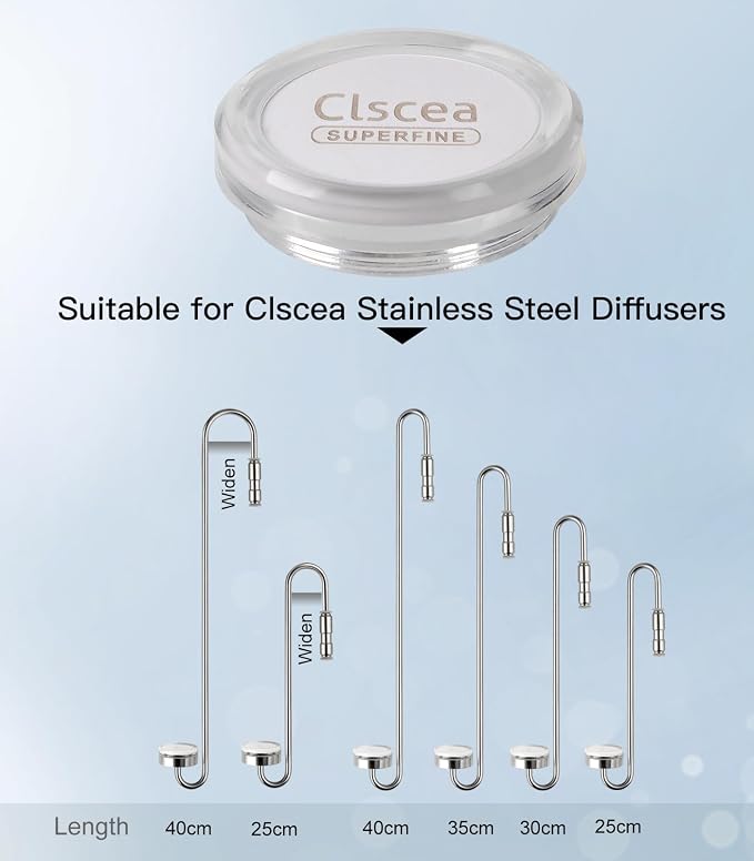 Stainless Steel CO2 Diffuser Ceramic Replacement, Universal for 25cm,35cm 40cm Diffuser, L 1pcs