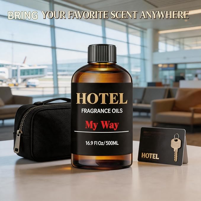 My Way Diffuser Oil Inspired by the 1 Hotel Miami - Sandalwood Suede Soft Woods - Fragrance Oil Blend for Ultrasonic and Waterless Diffusers and Crafting