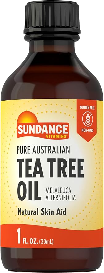 Sundance Australian Tea Tree Oil for Skin | 1 Fluid Ounce | Natural Pure Skin Aid | Melaleuca Alternifolia | Non-GMO and Gluten Free
