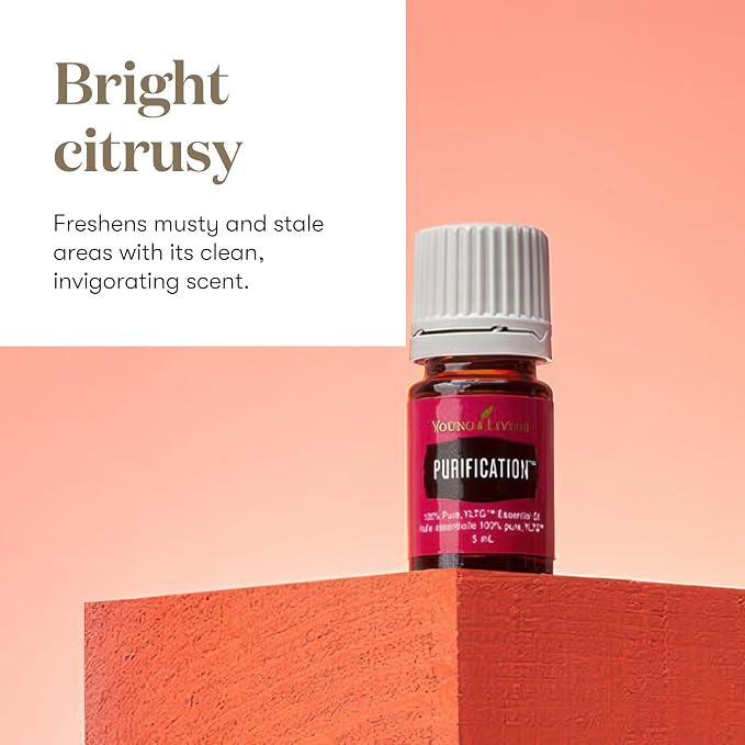 Young Living Purification Essential Oil 15ml | Soothing to Your Skin for Everyday Irritations | Laundry Boosting & Scent Neutralizing | Aromatherapy Diffuser & Freshener for Home