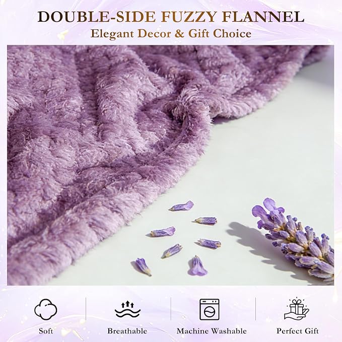 Self Care Gifts Baskets Women, 16PCS Get Well Soon Gift Box Relaxing Spa Set Care Package for Birthday, Valentines Day, Mothers Day, Christmas Gifts for Mom Girlfriend Sister Wife Grandma (Purple)